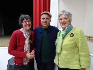 Fergus with Gabrielle Greveson and Heather Russell